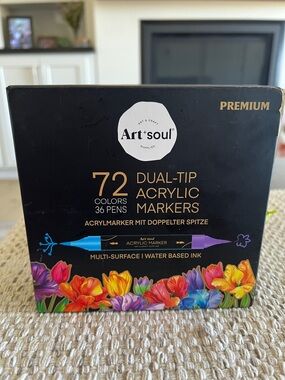 Art'soul 72 Dual-Tip Acrylic Markers